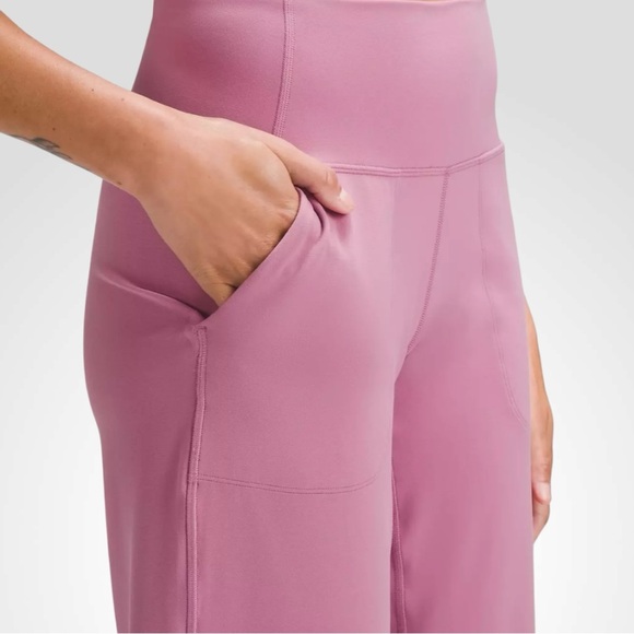 Lululemon Align High-Rise Wide-Leg Pant 31" Velvet Dust Size 6 - Picture 3 of 6